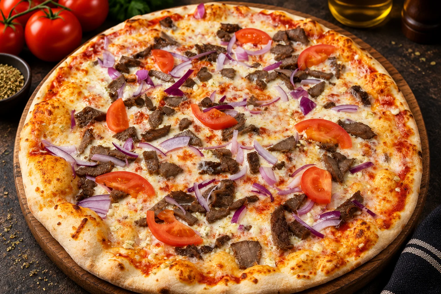 Kebabpizza Day by Day ravintolassa Turussa